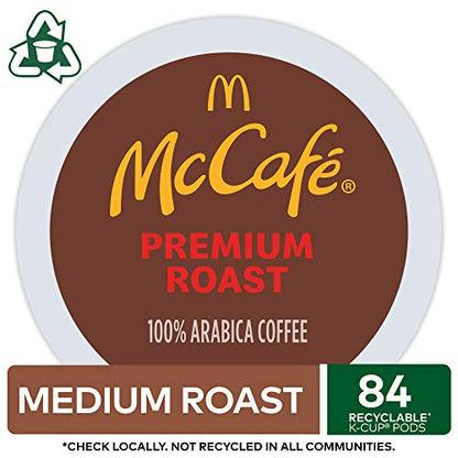 McCafe Premium Roast, Single-Serve Keurig K-Cup Pods, Medium Roast Coffee Pods Pods, 84 Count-UPStoxs
