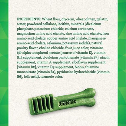Greenies Original Regular Natural Dog Dental Care Chews Oral Health Dog Treats, 36 count (Pack of 1)-UPStoxs