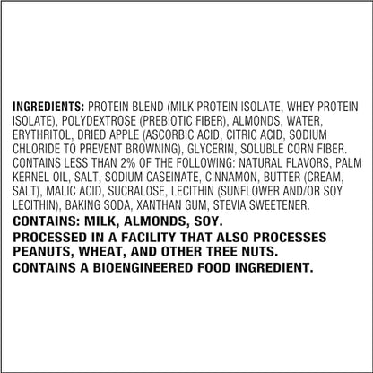 Quest Nutrition Apple Pie Protein Bar, 20g Protein, 4g Net Carbs, 2g Sugar, Gluten Free, Keto Friendly, 12 Count-UPStoxs