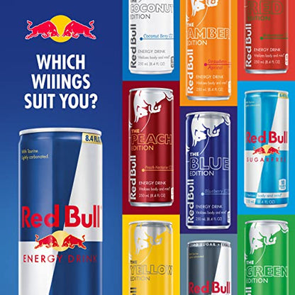 Red Bull Energy Drink, 8.4 Fl Oz, 24 Cans-UPStoxs