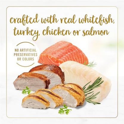 Purina Fancy Feast Tender Ocean Whitefish, Turkey, Chicken and Salmon Feasts Wet Kitten Food Variety Pack - (Pack of 24) 3 oz. Boxes-UPStoxs