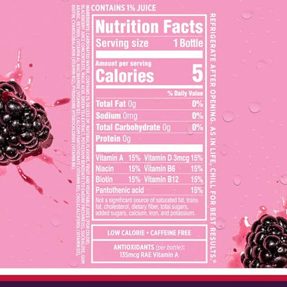 Sparkling Ice, Black Raspberry Sparkling Water, Zero Sugar Flavored Water, with Vitamins and Antioxidants, Low Calorie Beverage, 17 fl oz Bottles (Pack of 12)-UPStoxs