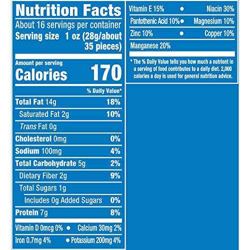 PLANTERS Salted Cocktail Peanuts, Party Snacks, Plant Based Protein 16oz (1 Canister)-UPStoxs