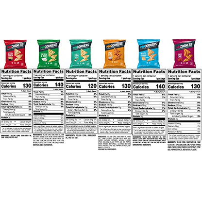 PopCorners Popped Corn Snacks, Sampler Pack, 1 Ounce (Pack of 20) (Packaging May Vary)-UPStoxs
