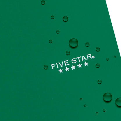 Five Star Spiral Notebook + Study App, 3 Subject, Wide Ruled Paper, 150 Sheets, 10-1/2" x 8" Sheet Size, Forest Green (73176)-UPStoxs