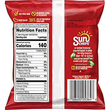 SunChips Multigrain Snacks, Variety Pack, 1 Ounce (Pack of 40)-UPStoxs