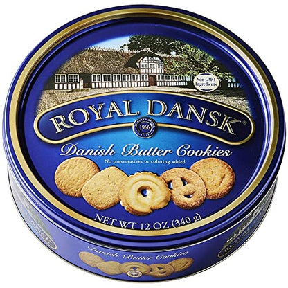 Royal Dansk Danish Cookie Selection, No Preservatives or Coloring Added, 12 Ounce-UPStoxs