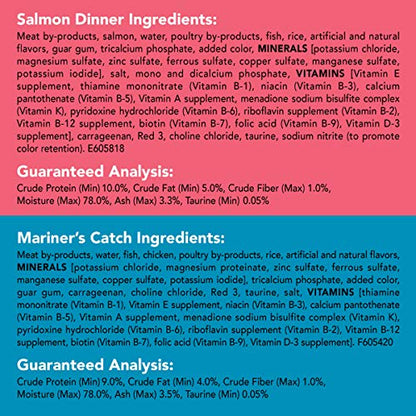 Purina Friskies Wet Cat Food Pate Variety Pack Seafood and Chicken Pate Favorites - (Pack of 40) 5.5 oz. Cans-UPStoxs