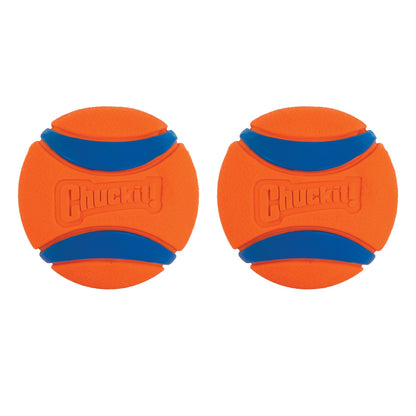 Chuckit Ultra Ball Dog Toy, Small (2 Inch Diameter), Pack of 2, for Breeds 0-20 lbs-UPStoxs