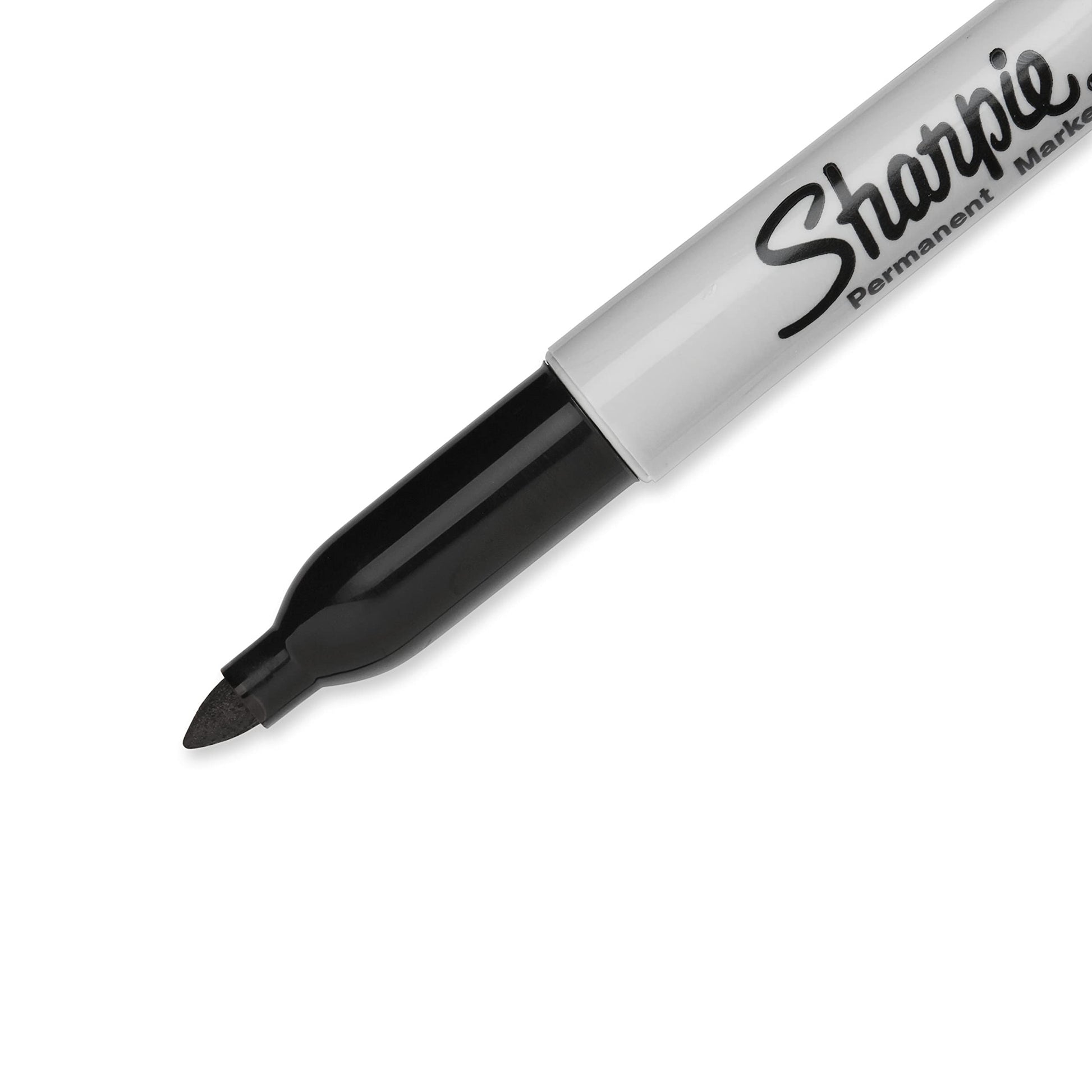 Sharpie Permanent Markers Bulk Set, Fine Tip Markers Set, Markers For Plastic, Metal, Wood, And More, Black, 36 Count-UPStoxs