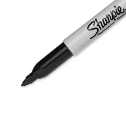 Sharpie Permanent Markers Bulk Set, Fine Tip Markers Set, Markers For Plastic, Metal, Wood, And More, Black, 36 Count-UPStoxs
