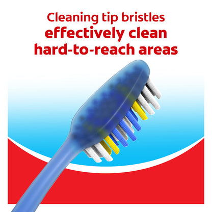 Colgate Extra Clean Toothbrush, Soft Toothbrush for Adults Packaging May Vary, 6 Count-UPStoxs