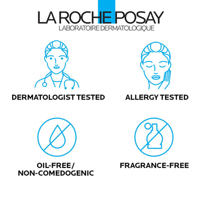 La Roche-Posay Toleriane Hydrating Gentle Face Cleanser, Daily Facial Cleanser with Niacinamide and Ceramides for Sensitive Skin, Moisturizing Face Wash for Normal to Dry Skin, Fragrance Free-UPStoxs