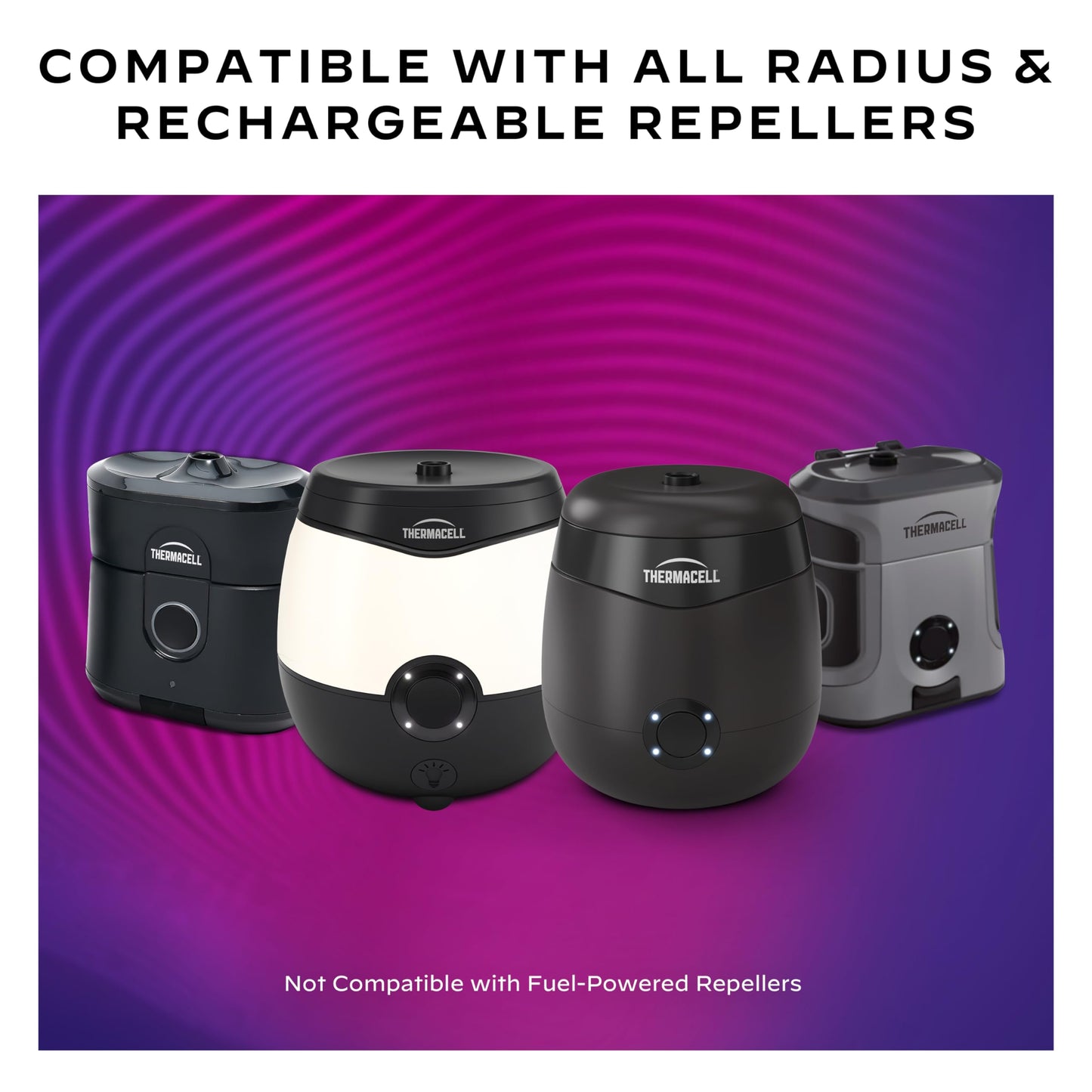 Thermacell Patio Shield Mosquito Repellent E-Series Rechargeable Repeller Bundle, 20’ Mosquito Protection Zone, Includes 40-Hour Repellent Refill, No Spray, Flame or Scent, Bug Spray Alternative-UPStoxs