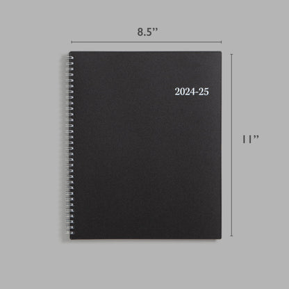 Blue Sky 2024-2025 Academic Year Weekly and Monthly Planner, 8.5" x 11", Flexible Cover, Wirebound, Enterprise (150144)-UPStoxs