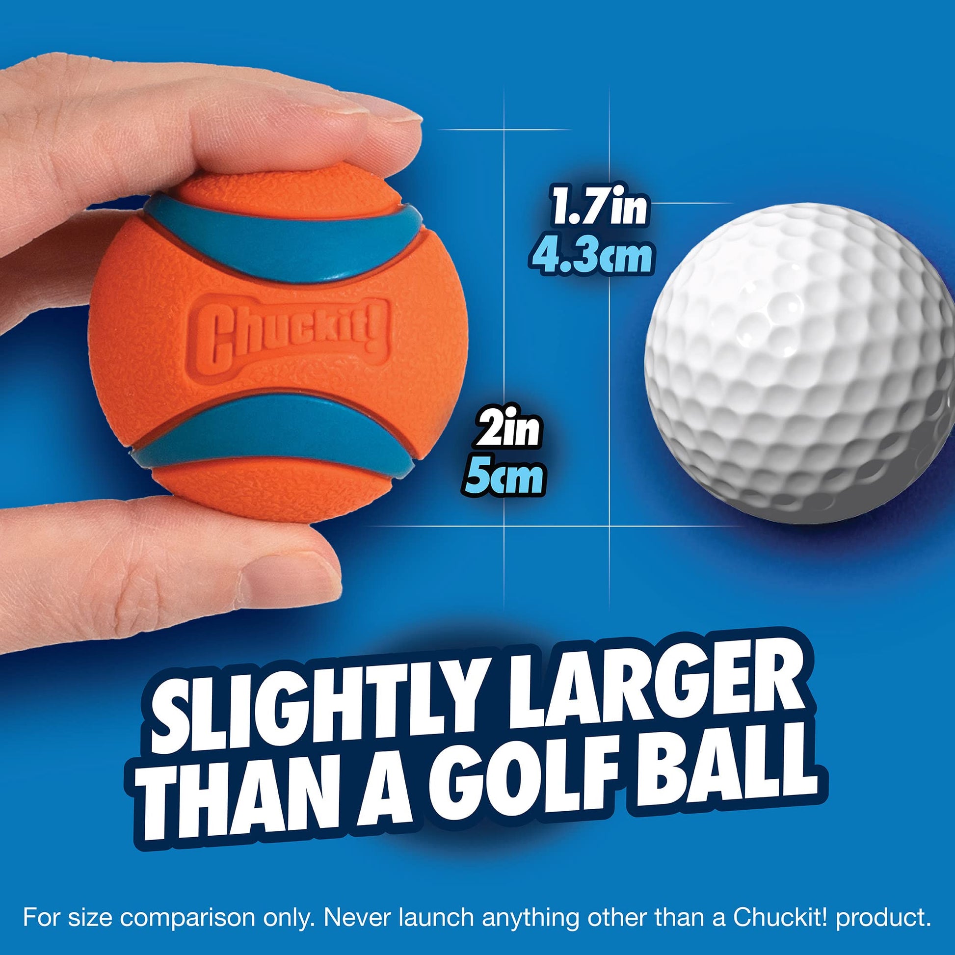 Chuckit Ultra Ball Dog Toy, Small (2 Inch Diameter), Pack of 2, for Breeds 0-20 lbs-UPStoxs