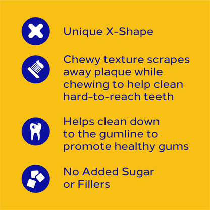 PEDIGREE DENTASTIX Large Dog Dental Care Treats Original, Beef & Fresh Variety Pack, 2.73 lb.Pack (51 Treats)-UPStoxs