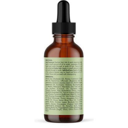 Mielle Organics Rosemary Mint Scalp & Hair Strengthening Oil for All Hair Types, 2 Ounce-UPStoxs