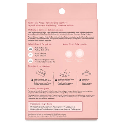 Rael Pimple Patches, Miracle Invisible Spot Cover - Hydrocolloid Acne Patch for Face, Blemishes, Zits Absorbing Patch, Breakouts Spot Treatment for Skin Care, Facial Sticker, 2 Sizes (96 Count)-UPStoxs