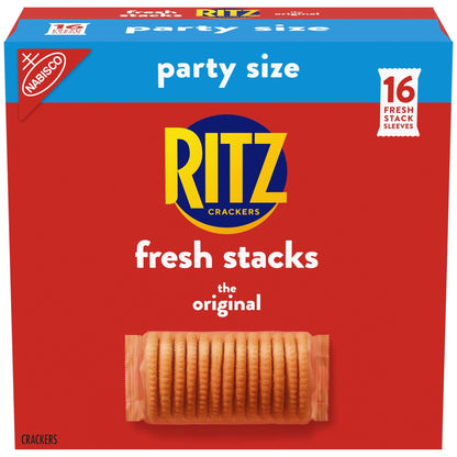 RITZ Fresh Stacks Original Crackers, Party Size, 23.7 oz (16 Stacks)-UPStoxs