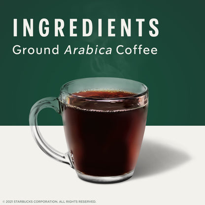 Starbucks K-Cup Coffee Pods, Medium Roast Coffee, Pike Place Roast for Keurig Brewers, 100% Arabica, 4 boxes (96 pods total)-UPStoxs