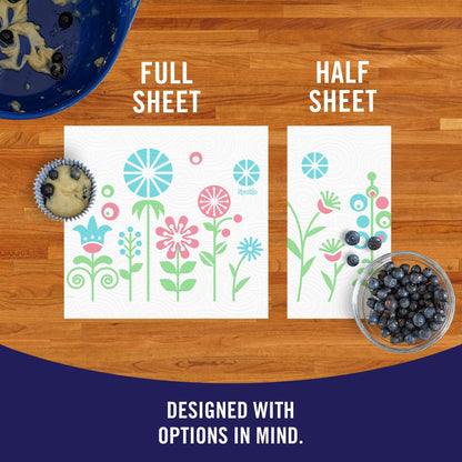 Sparkle Pick-A-Size Paper Towels, Spirited Prints, 6 Double Rolls = 12 Regular Rolls, Everyday Value Paper Towel With Full And Half Sheets-UPStoxs
