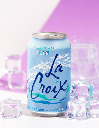 LaCroix Sparkling Water, Pure, 12 Fl Oz (pack of 8)-UPStoxs