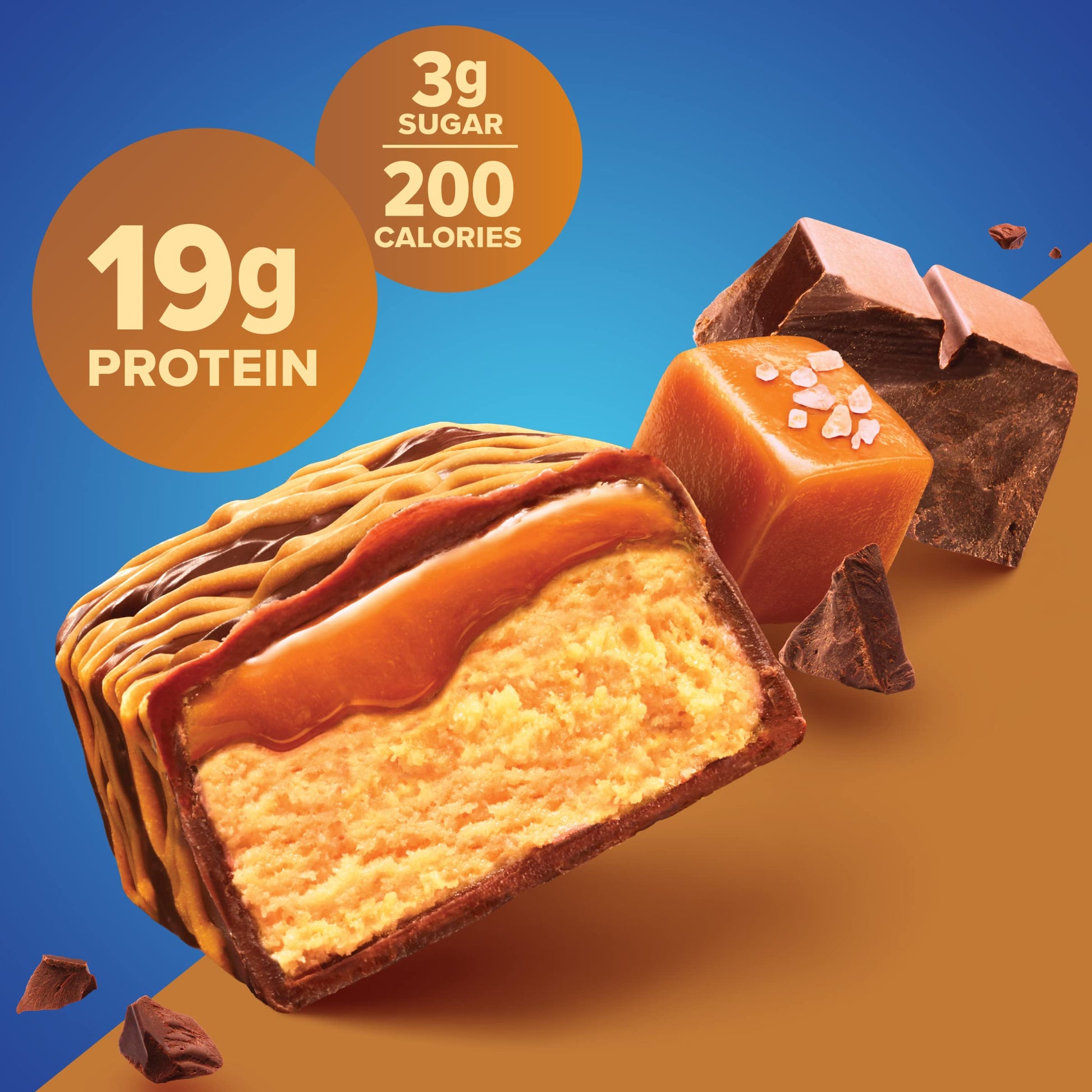 Pure Protein Bars, High Protein, Nutritious Snacks to Support Energy, Low Sugar, Gluten Free, Chocolate Salted Caramel, 1.76 oz., 12 Count (Pack of 1) (Packaging May Vary)-UPStoxs