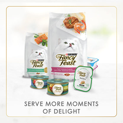Purina Fancy Feast Grilled Wet Cat Food Poultry and Beef Collection Wet Cat Food Variety Pack - (Pack of 24) 3 oz. Cans-UPStoxs
