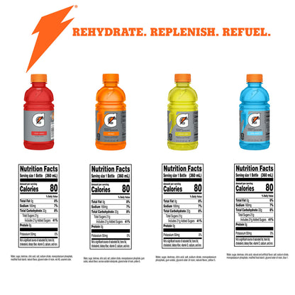Gatorade Classic Thirst Quencher, Variety Pack, 12 Fl Oz (Pack of 24)-UPStoxs