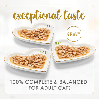 Purina Fancy Feast Gravy Lovers Poultry and Beef Grilled Gourmet Wet Cat Food Variety Pack - 3 Ounce (Pack of 24)-UPStoxs