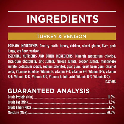 Purina ONE Natural True Instinct Variety Pack, Adult Wet Dog Food, 13 oz., 24 ct.