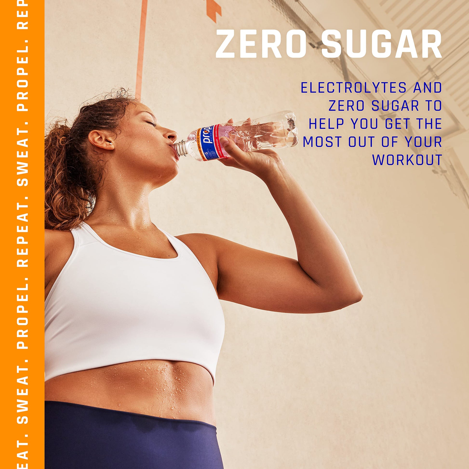 Propel Immune Support with Vitamin C + Zinc, 3 Flavor Variety Pack, 16 Fl Oz (Pack of 12)-UPStoxs