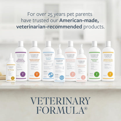 Veterinary Formula Clinical Care Hot Spot & Itch Relief Medicated Shampoo for Dogs and Cats 16oz – Helps alleviate sensitive skin, scratching, and licking of coat-UPStoxs