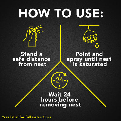 Raid Wasp & Hornet Killer Spray, Bug Killer Kills the Entire Nest, 14 Oz, 2 Count-UPStoxs