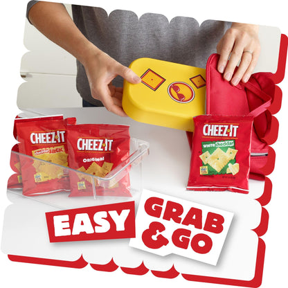Cheez-It Cheese Crackers, Baked Snack Crackers, Lunch Snacks, Variety Pack, 12.1oz Box (12 Packs)-UPStoxs