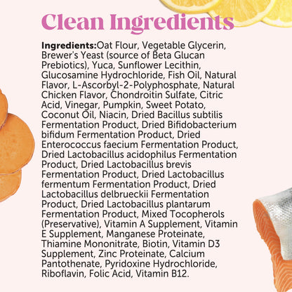 Pet Honesty Multivitamin Dog Supplement, Glucosamine chondroitin for Dogs, Probiotics, Omega Fish Oil, Dog Supplements & Vitamins, Dog Vitamins for Skin and Coat Allergies, (Chicken 90 ct)-UPStoxs