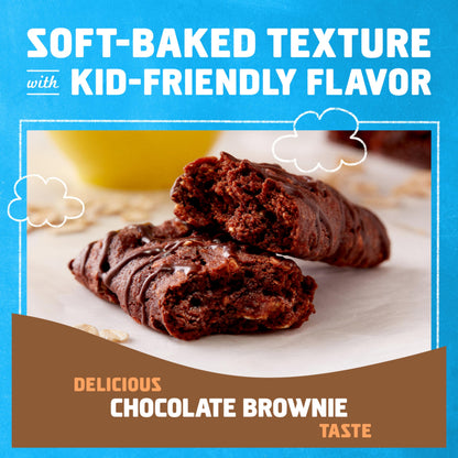 CLIF Kid Zbar - Chocolate Brownie - Soft Baked Whole Grain Snack Bars - USDA Organic - Non-GMO - Plant-Based - 1.27 oz. (18 Pack)-UPStoxs