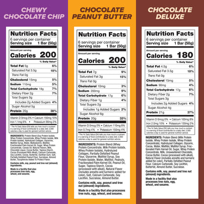 Pure Protein Bars Chocolate Variety Pack (18 ct)-UPStoxs
