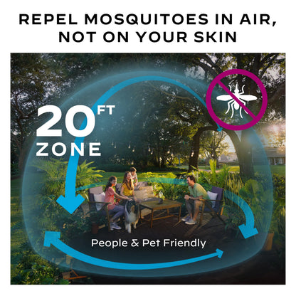 Thermacell Rechargeable Mosquito Repeller Refills; Advanced Repellent Formula Provides 20 foot Protection Zone; Compatible with Thermacell E-Series & Radius Only; No DEET, Spray or Flame-UPStoxs
