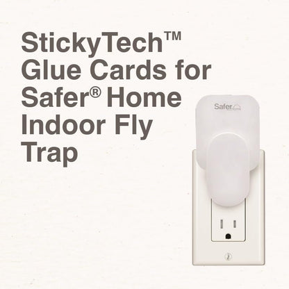 Safer Home SH503 Indoor Plug-In Fly Trap Refill Pack of Glue Cards for SH502 Indoor Fly Trap – 3 Count (Pack of 1)-UPStoxs