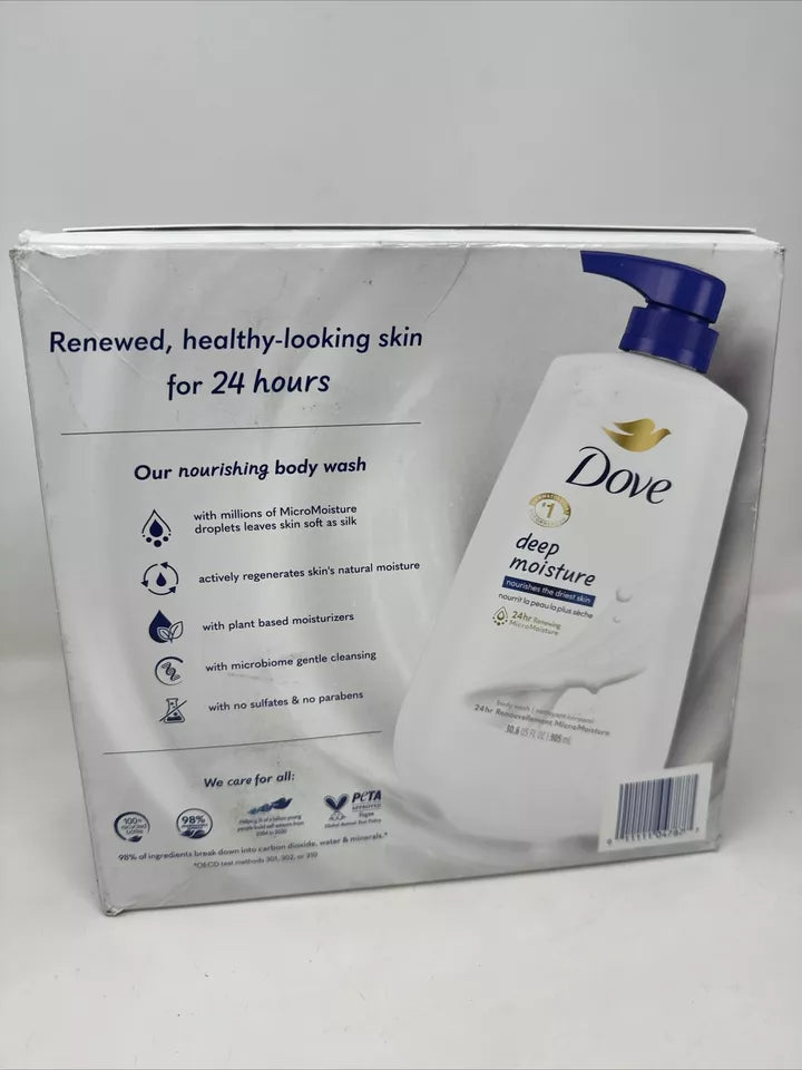 Dove Deep Moisture Renewing Body Wash, 30.6 fl. oz., 2 pk.