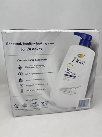 Dove Deep Moisture Renewing Body Wash, 30.6 fl. oz., 2 pk.
