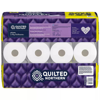 Quilted Northern Ultra Plush 3-Ply Toilet Paper 255 sheets/roll, 36 rolls